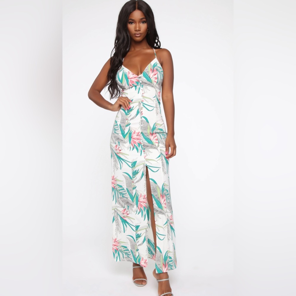 Tropical Maxi Dress